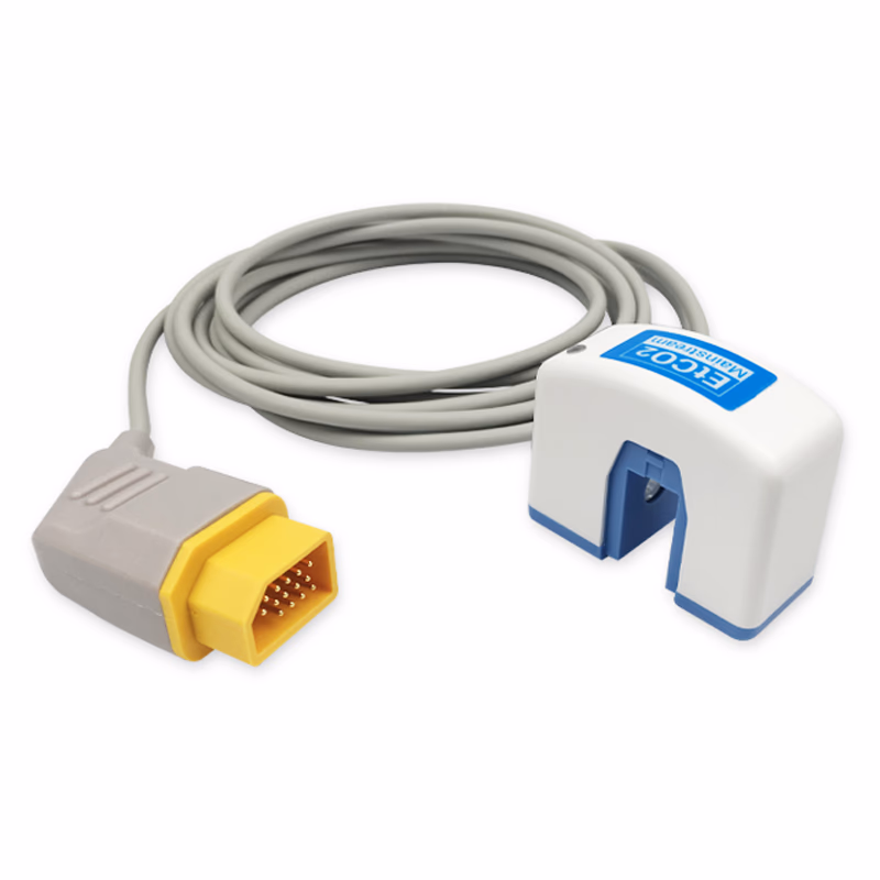 Compatible Mainstream EtCO2 Transducer 2.5m (comparable to Nihon Kohden P910A, TG-980P)  SKU: CTM-NK01
