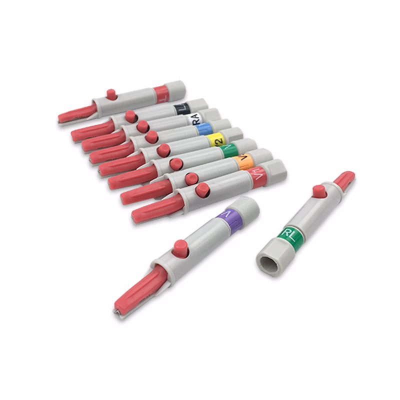 Electrode Adapter, Universal end to Alligator End, AHA, 10 pcs/set GE Universal SKU: EKA-UA-10-A