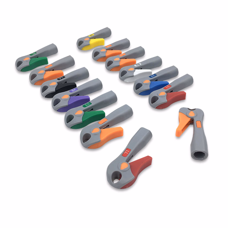 Compatible GE Universal Electrode Adapter, Universal to Grabber, AHA, 14 pcs/bag 1 set/bag SKU: EKA-UG-14-A