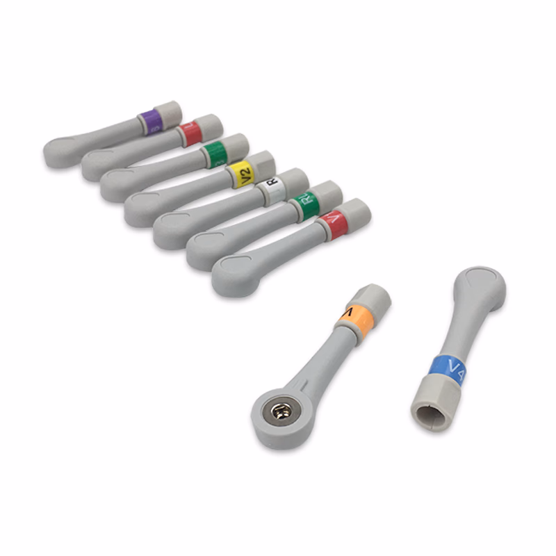 Compatible GE Universal Electrode Adapter, Universal to Grabber,AHA 1 set/bag SKU: EKA-US-10-A