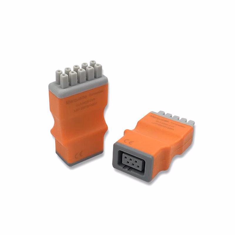Compatible 5-lead ECG Adapter (for use with Covidien) Reusable, used with GE Multi-Link SKU: ELA-MQ5-CV5