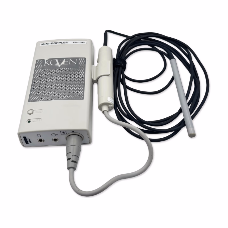 Refurbished MiniDoppler Vascular Blood Flow Detector with P8M05S 8 MHz Probe - Koven ES-100X 1Set/Box SKU: ES-100X-R