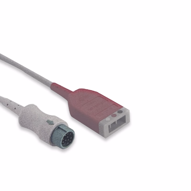 Compatible 3-lead with ESU-Proof ECG Trunk Cable AHA (comparable to Mindray 0010-30-42724) Reusable, 2.5m, used with Mindray Leadwire SKU: ET-3016EP-MR-A