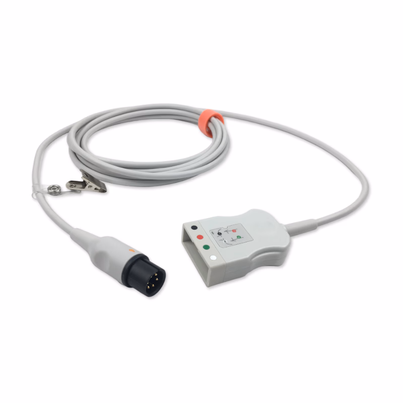 Compatible 4-lead ECG Trunk Cable AHA (comparable to Ivy Biomedical 590432) Reusable, 3.2m, 1 Pc / Bag
for Ivy 7600 SKU: ET-4099(32)-AA-A