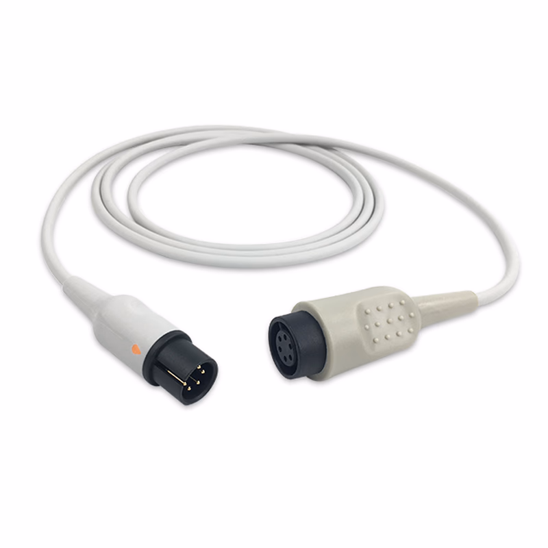 Compatible 3-lead ECG Extension Trunk Cable/Wire (for use with AAMI) Reusable SKU: EXT-3002-18