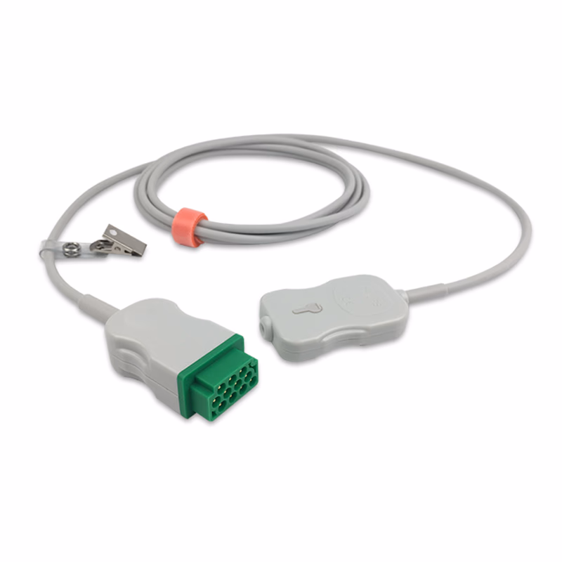 Compatible Fetal Leg Plate (DECG) Cable (2.5m) (comparable to GE Healthcare 989803137801, Used with Philips Spiral Electrodes) SKU: FDELA-GE01-SPE