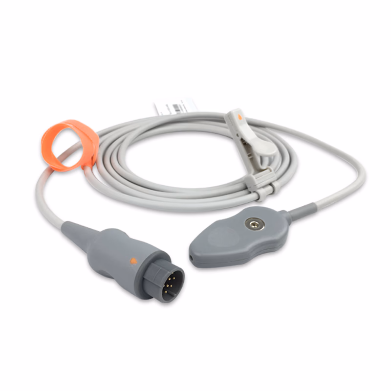Compatible Fetal Leg Plate (DECG) Cable (2.5m) (comparable to GE Healthcare 2109004-001, Used with Kendall Spiral Electrodes) SKU: FDELA-GE02-SKE