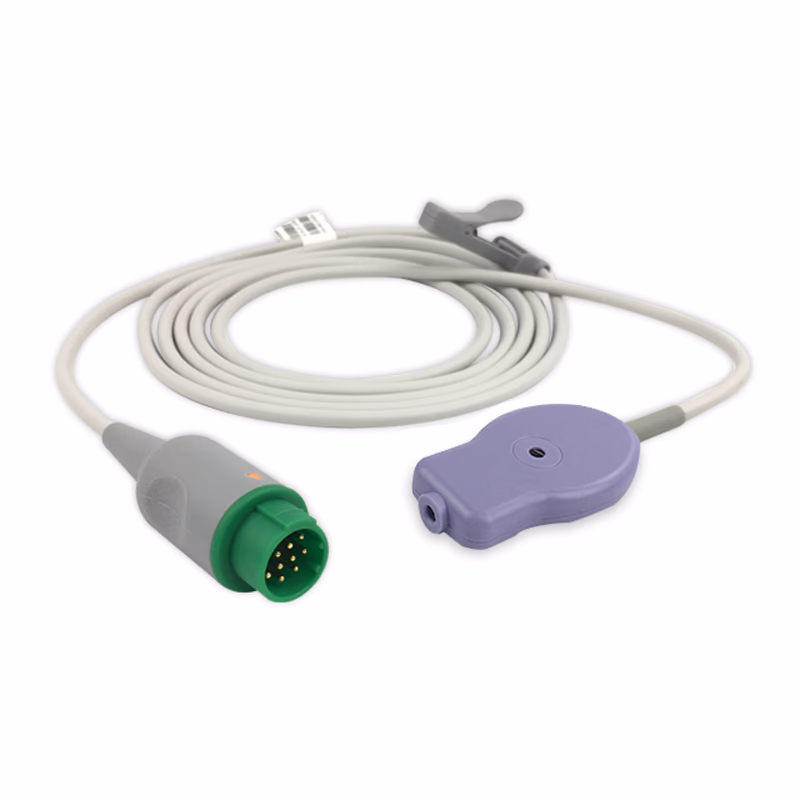 Compatible Fetal Leg Plate (DECG) Cable (2.5m) (comparable to Huntleigh ACC-OBS-068, Used with Qwik Connect Plus Spiral) SKU: FDELA-HL01-SGE