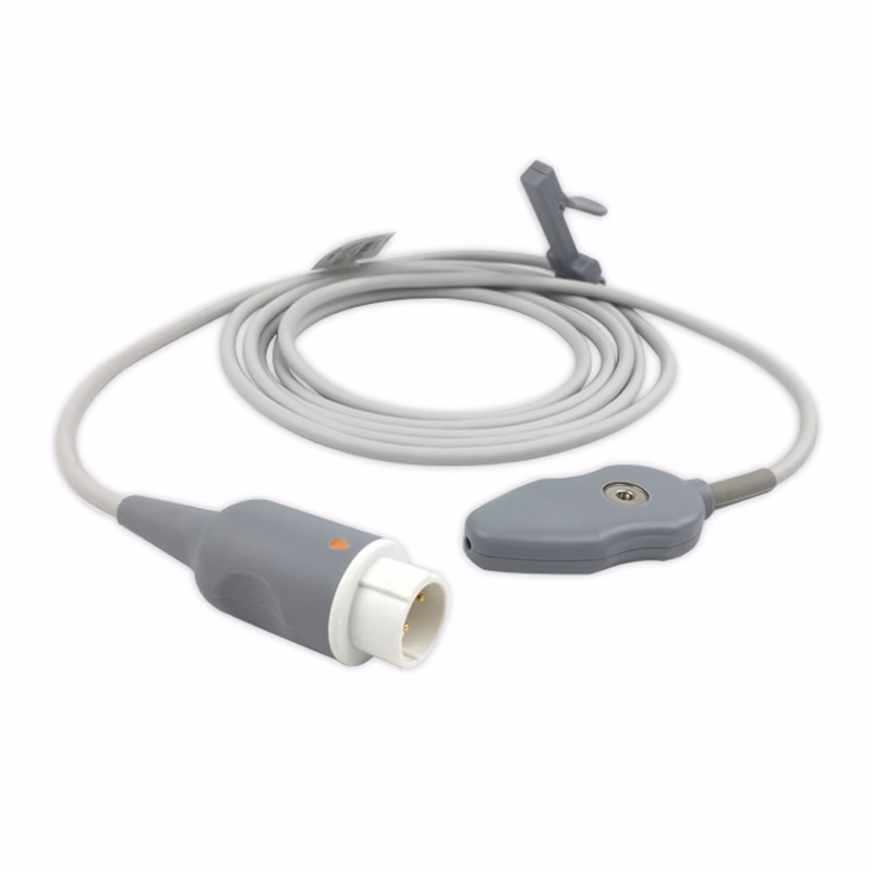 Compatible Fetal Leg Plate (DECG) Cable (2.5m) (comparable to Huntleigh ACC-OBS-022, Used with Kendall Spiral Electrodes) SKU: FDELA-HL02-SKE