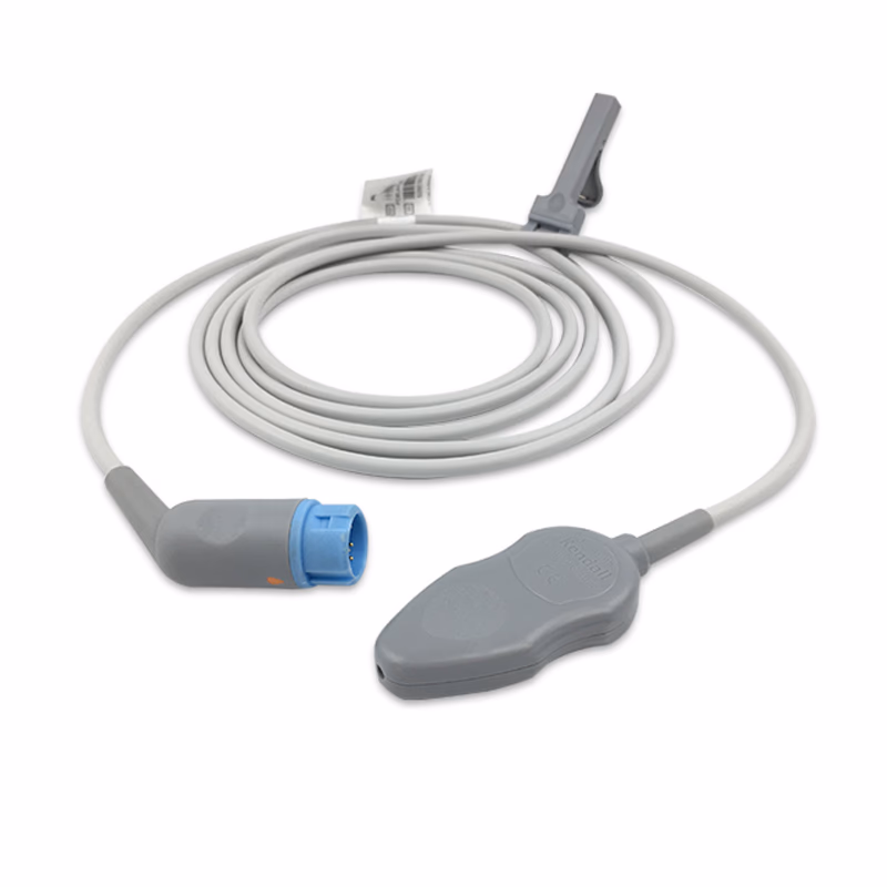 Compatible Fetal Leg Plate (DECG) Cable (2.5m) (comparable to Philips FCB100, Used with Kendall Spiral Electrodes) SKU: FDELA-PH03-SKE
