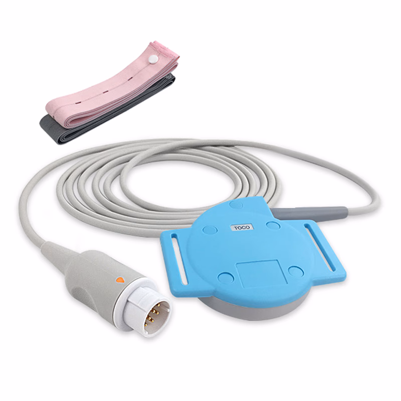 Compatible TOCO Fetal Transducer (comparable to GE Healthcare 2264LAX(Streight Connector)) SKU: FTC-GE01S