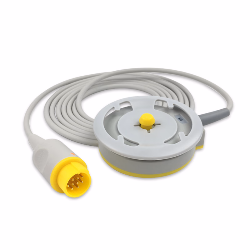 Compatible Ultrasound 1.5MHz (Yellow) Transducer 3.0m (comparable to Huntleigh 8400-6919/L) for Team SKU: FUS-SC01