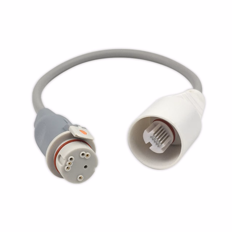 Compatible IBP Transducer Adapter (for use with Edwards, used with B.D., Transducer) Reusable, 0.3m SKU: IBPC-EW-BD03