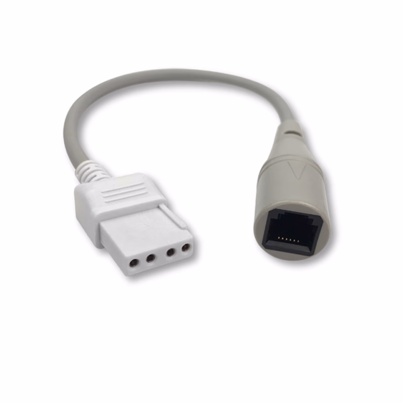 Compatible IBP Transducer Adapter (for use with Utah, used with Abbott/Medex, Transducer) Reusable, 0.3m SKU: IBPC-UT-MXT03