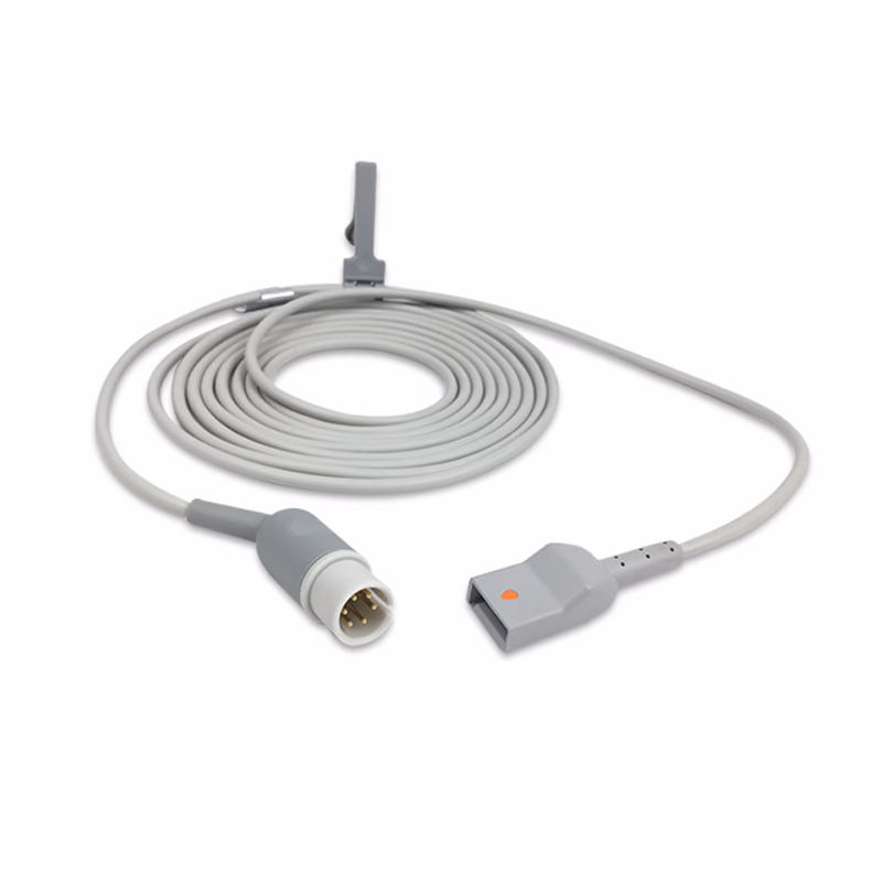 Compatible IBP Adapter Cable (comparable to Draeger 2606491, used with Utah, Transducer) Reusable, 4.0m SKU: IBP-AM-UT40