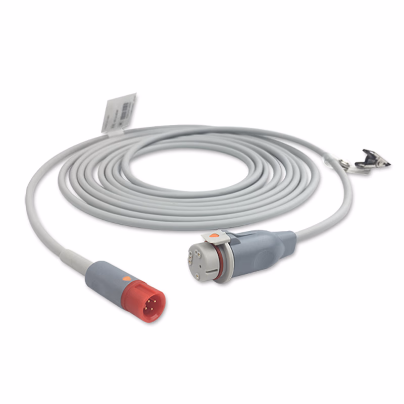 Compatible IBP Adapter Cable (for use with Creative, used with B.D., Transducer) Reusable, 4.0m SKU: IBP-CA-BD40
