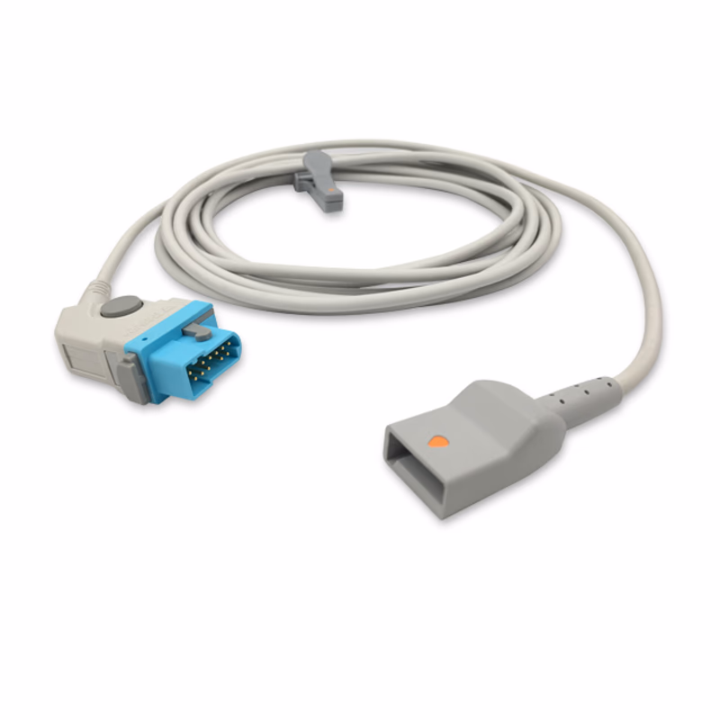Compatible IBP Adapter Cable (comparable to Fukuda Denshi CJ0-P01B-SA3.6, used with Utah, Transducer) Reusable, 4.0m SKU: IBP-FDC-UT40