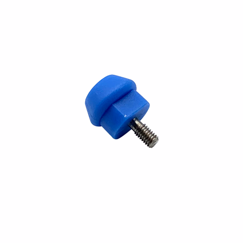 Compatible Knob for Top Case (Blue)  (comparable to Huntleigh, used for Sonicaid Ultrasound 8400-6920 / L ) 1 pcs/bag SKU: KLF-010-02B