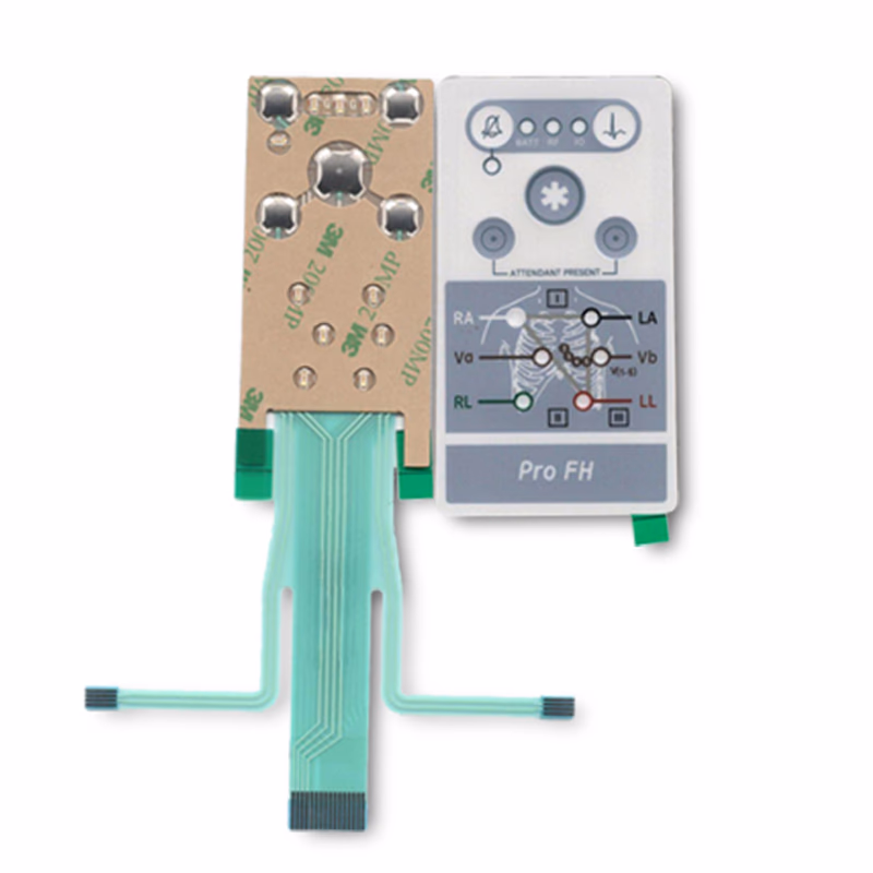 Compatible Keypad Flex Circuit Board with Overlay (comparable to GE Healthcare, used for ApexPro FH) 1 Pc/Bag SKU: KLN-010-13