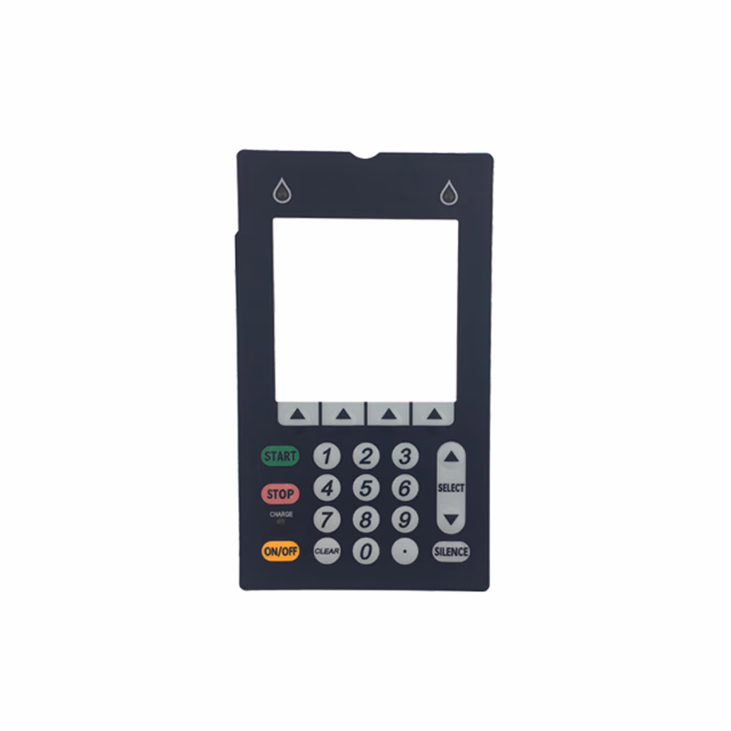 Compatible Membrane Switch Overlay (comparable to ICU Medical, used for Hospira Plum A+) 1 Pc/Bag SKU: KLN-076-01A