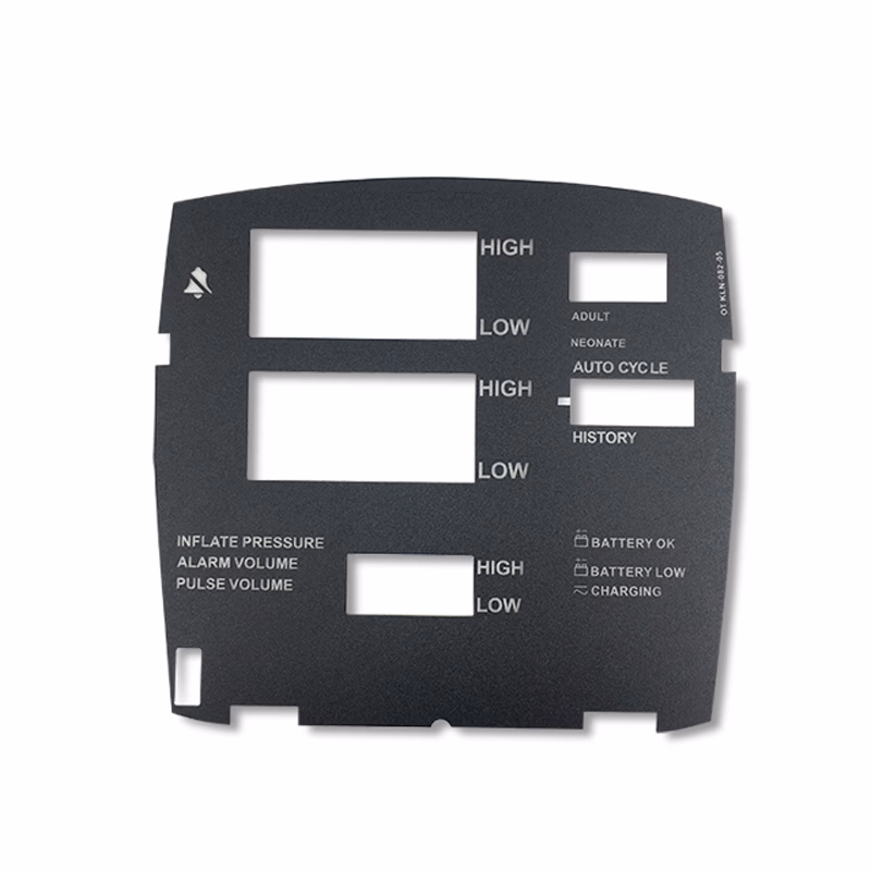 Compatible Fascia Label with English Texture BP (comparable to GE Healthcare, used for V100) 1 pcs/pack* SKU: KLN-082-05