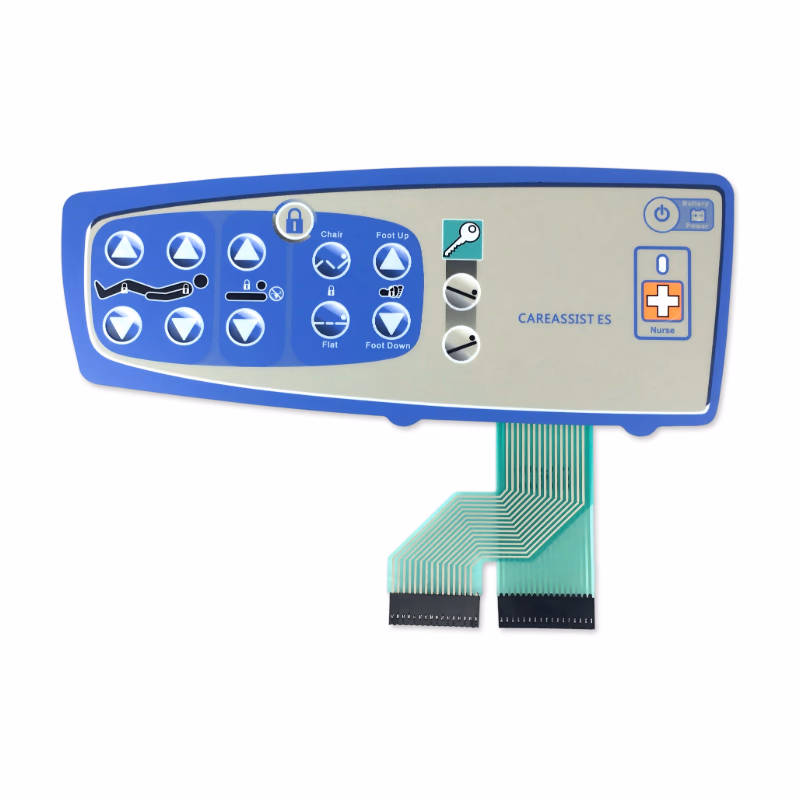 Compatible  Left Caregiver Overlay w/Bed Controls and Nurse Call (comparable to Hill-Rom141283, used for CareAssist  Bed ES) 1 pcs / bag SKU: KLN-093-04
