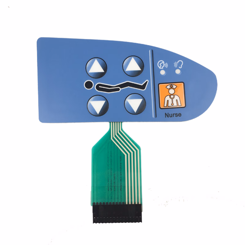 Compatible Pat Controls,Base FD,Left (comparable to Hill-Rom, used for Advant 2 Med Surg Bed) 1 pcs/bag SKU: KLN-094-06
