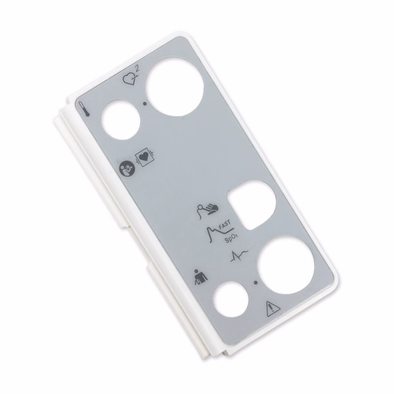 Compatible Front Bezel/Symbol Temp/IBP/Fast SPO2/ECG Resp/NBP (comparable to Philips, used for X3/MX100 option A01C18 ) SKU: KLN-098-02