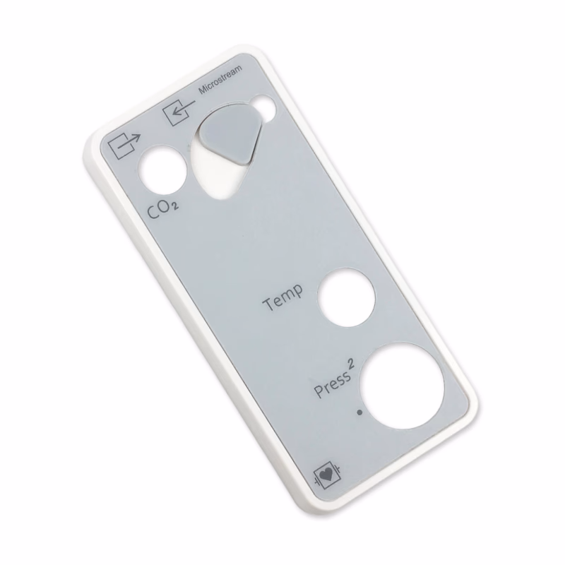 Compatible Front Bezel with Texture CO2(IN and OUT)/Temp/IBP (comparable to Philips 453564685761, used for 867041 opt#B05) SKU: KLN-099-04