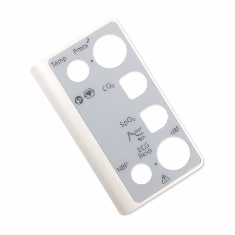 Compatible Front Bezel with Texture Temp/IBP/CO2/Fast SPO2/ECG Resp/NBP (comparable to Philips, used for MMX 867036 A01C18) SKU: KLN-100-01