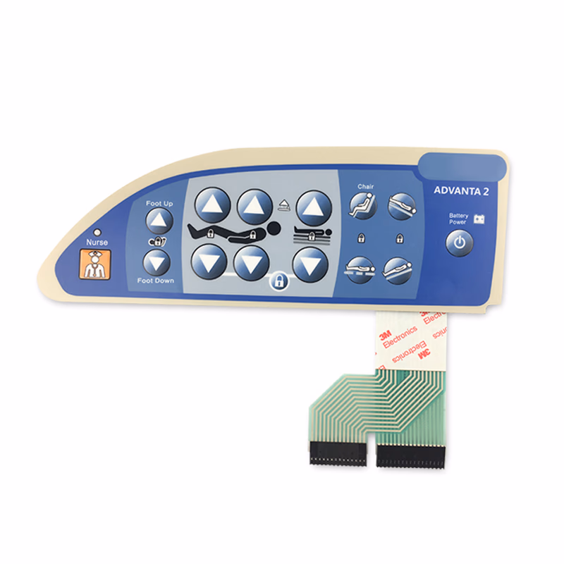 Compatible Caregiver Controls,LH, Base FD (comparable to Hill-Rom 155461, used for Advant 2 Med Surg Bed) 1 pcs/bag SKU: KLN-104-02