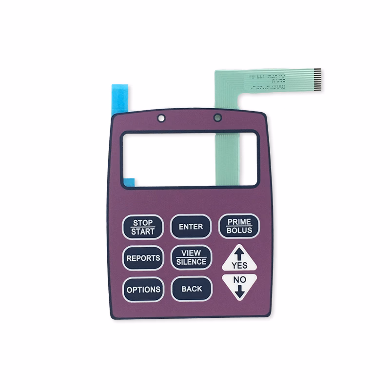 Compatible Membrane Switch (Purple) (comparable to ICU Medical, used for Smiths Medical CADD-Prizm PCS II 6101) 1 pcs/bag SKU: KLN-112-02