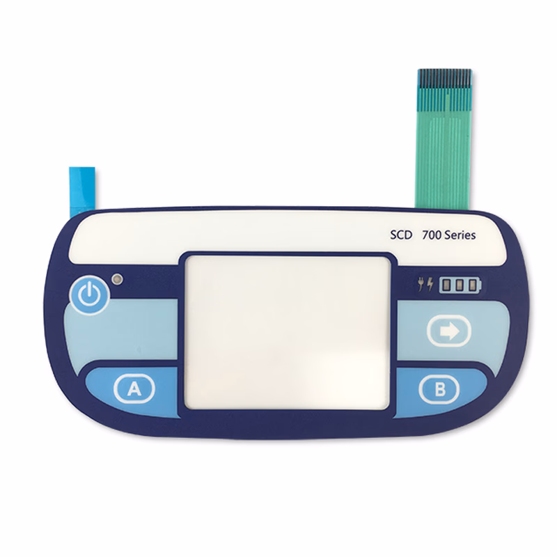 Compatible Membrane Switch Pane (comparable to Covidien1029095, used for Kendall SCD 700) 1 pcs/bag SKU: KLN-114-02