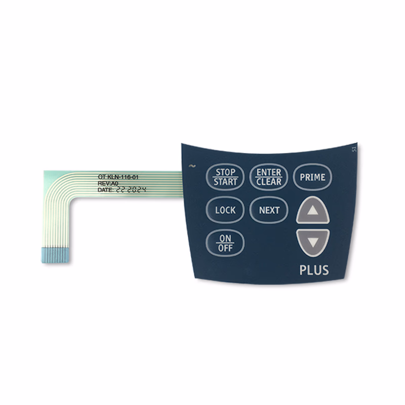 Compatible Membrane Switch (comparable to ICU Medical 40-3931-51B, used for Smiths Medical CADD-Legacy Plus Model 6500) 1 Pc/Bag SKU: KLN-116-01
