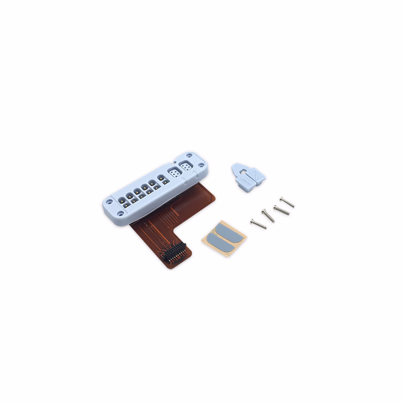 Compatible Telemetry Transmitter ECG Lead Wire Block & Flex Cable Assembly (75KΩ) (comparable to GE Healthcare, used for Carescape T4) 1 pcs/pack* SKU: KLN-117-10