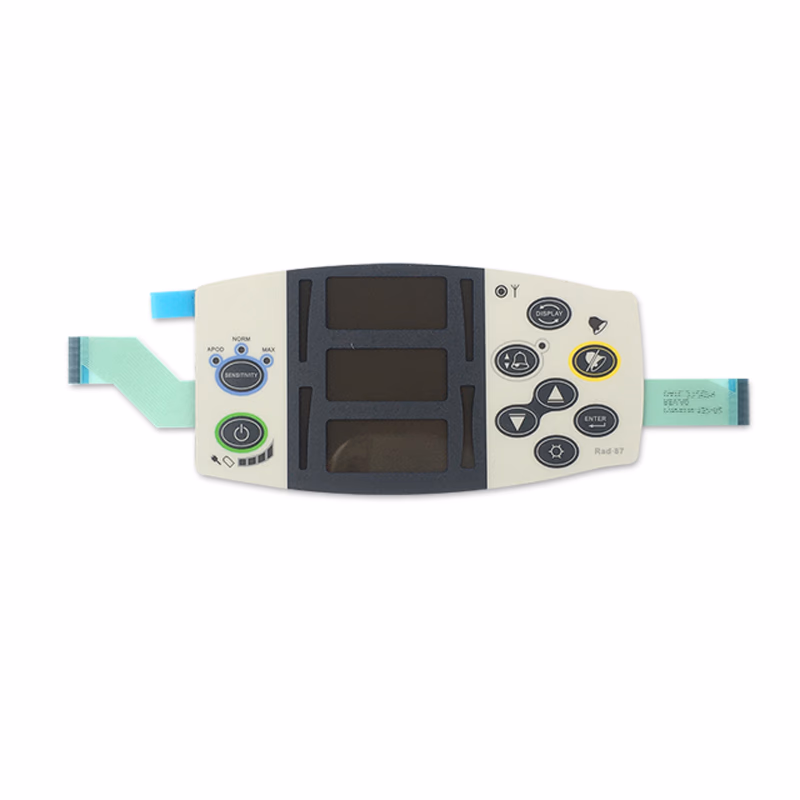 Compatible Membrane Switch (comparable to Masimo 31890, used for RAD-87) 1 pcs/bag SKU: KLN-122-02
