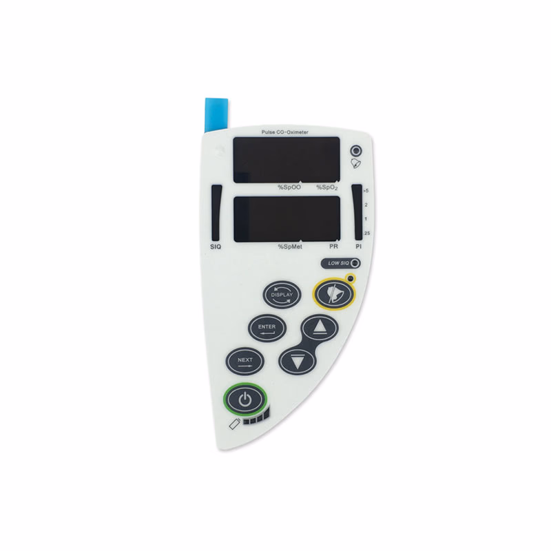 Compatible Membrane Switch W/O SpCO (comparable to Masimo, used for Rad-57 Pulse CO-Oximeter) 1 pcs / bag SKU: KLN-122-05