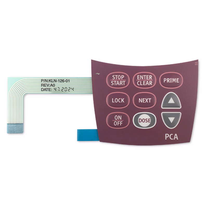 Compatible Membrane Switch (comparable to ICU Medical, used for Smiths Medical CADD-Legacy PCA Model 6300) 1 Pc/Bag SKU: KLN-126-01