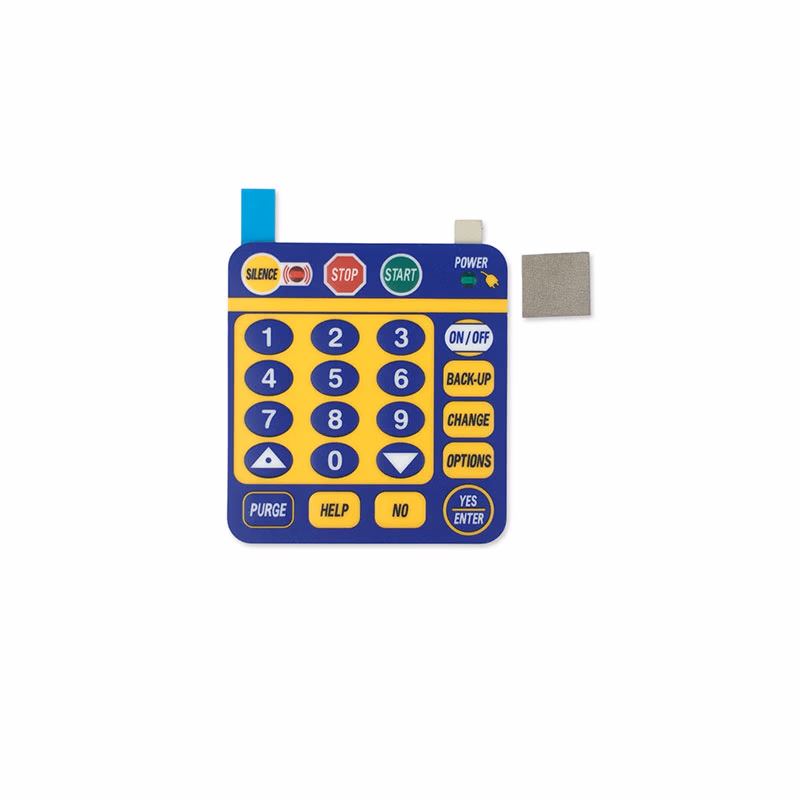 Compatible Membrane Switch (comparable to Hospira, used for Gemstar Infusion Pump) 1 pcs / bag SKU: KLN-150-01