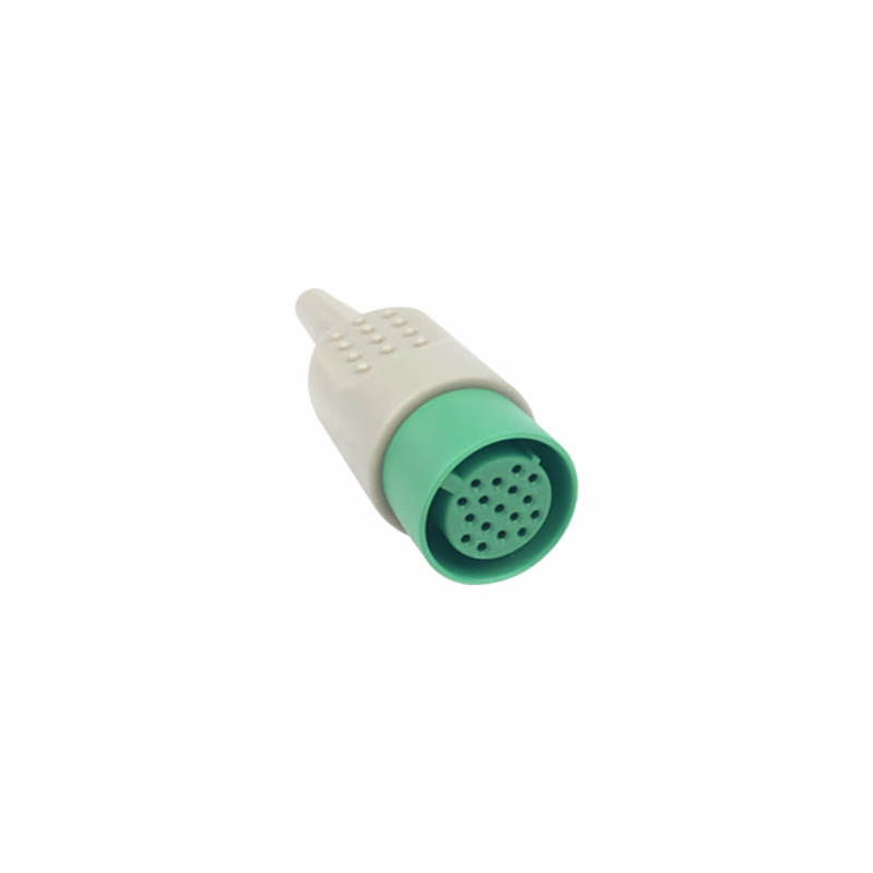 Compatible ECG Reception,17 pins/ 5.0mm Cable Exit (comparable to: Spacelabs) Reusable, 1 / Pc SKU: KP-038/5