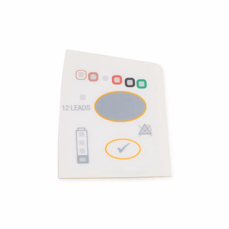 Compatible Front Overlay Label/AHA (comparable to Philips, used for M2601B, IntelliVue TRx M4841A/4851A) 1 /Pc SKU: M20-F090