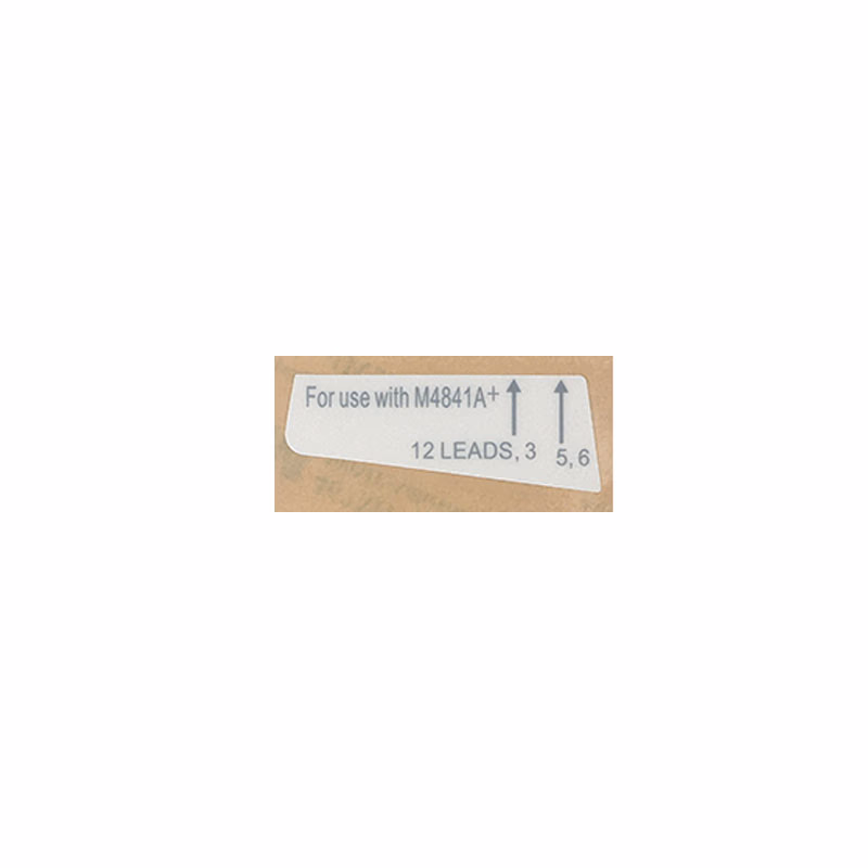 Compatible Lead Label (comparable to Philips, used for IntelliVue TRx+ M4841A) 1 / pcs SKU: M20-F092