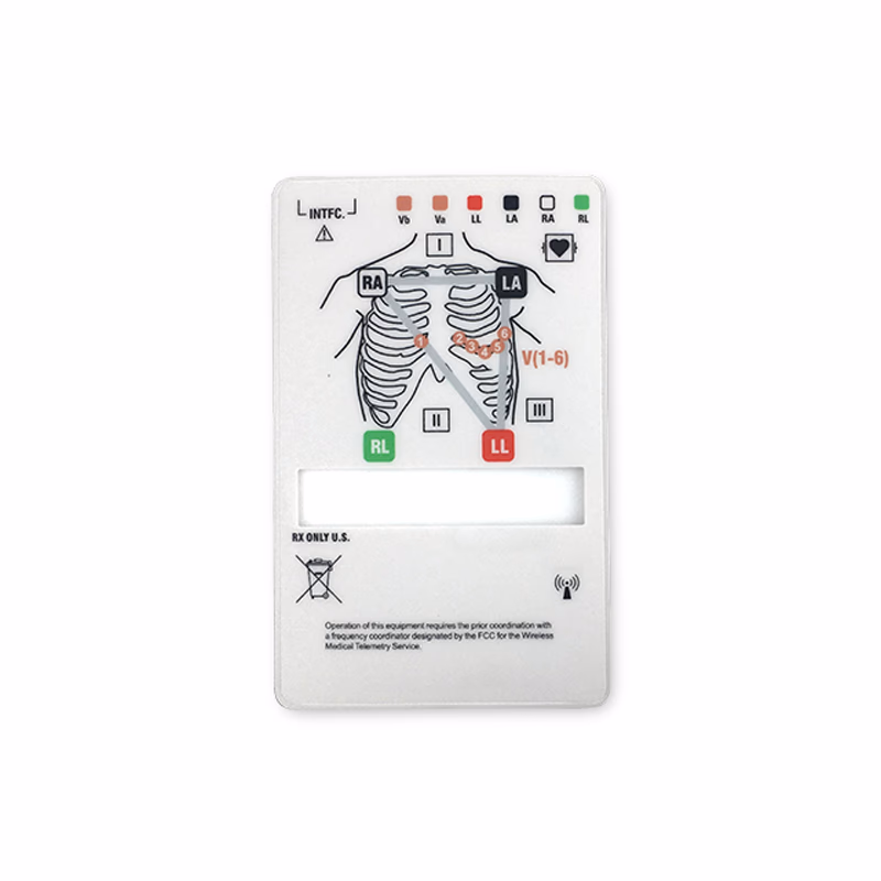 Compatible Rear Back Overlay Label/AHA (comparable to GE Healthcare 2017516-001, used for ApexPro CH) 1 /Pc SKU: M20-F125