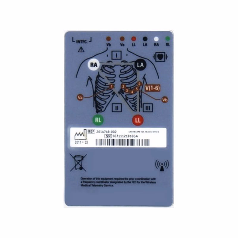 Compatible Rear Back Overlay Label/AHA (comparable to GE Healthcare, used for Carescape T14) 1 /Pc SKU: M20-F132