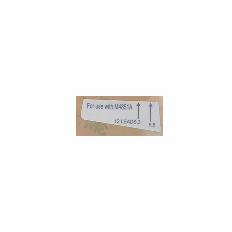 Compatible Lead Label (comparable to Philips, used for IntelliVue TRx 4851A) 1 / pcs SKU: M20-F140