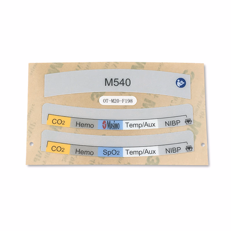 Compatible Model Label and Functional Label (comparable to Draeger, used for Infinity M540) 1 pcs/pack* SKU: M20-F198