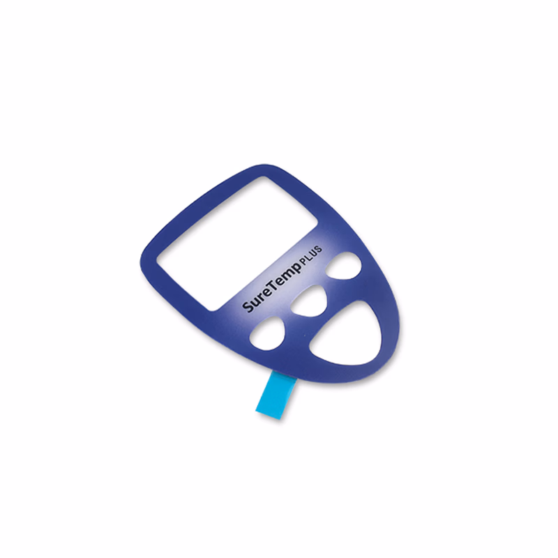 Compatible Front Faceplate Label for SureTemp Plus 692, Blue (comparable to Welch Allyn 71210-0000, used for SureTemp Plus 692) 1 pcs/bag SKU: M20-F230