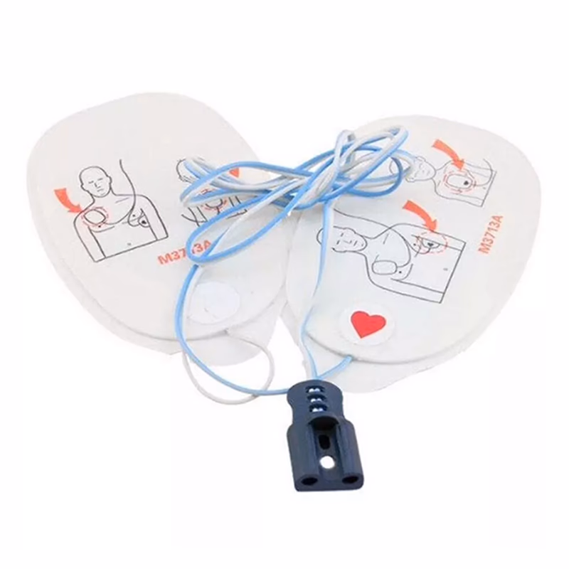 New Original Electrode Pads - Philips M3713A Disposable adult / child multifunction pads with plug-style connector for both AEDs and manual defibrillators SKU: M3713A