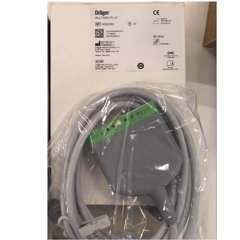 New Original MultiMed Plus 3-5-6 Lead Connector Box - Draeger MS20093 MultiMed Plus 3-5-6 lead connector box for patient monitors SKU: MS20093