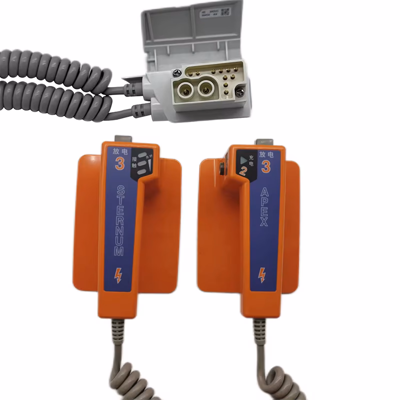 New Original Defibrillator Handle Paddle Set - Nihon Kohden ND-552VC For TEC-5531,TEC 5521,TEC-7621K SKU: ND-552VC